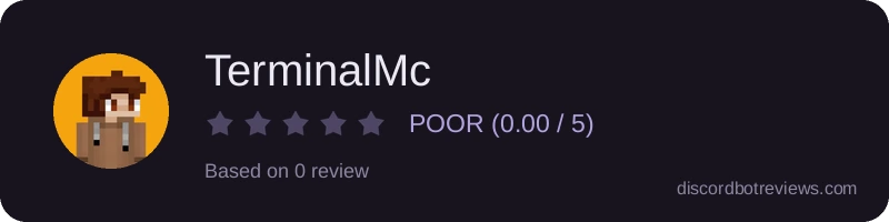 Rating widget preview for TerminalMc