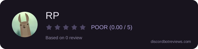 Rating banner for RP