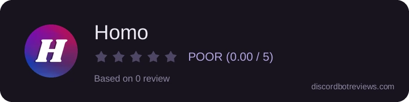 Rating widget preview for Homo
