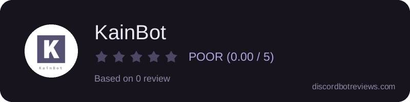 Rating widget preview for KainBot