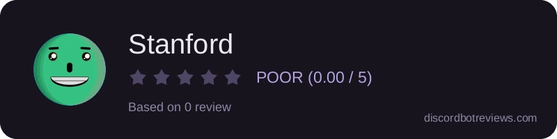 Rating widget preview for Stanford
