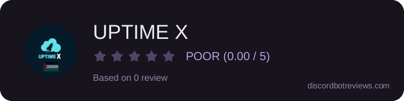 Rating banner for UPTIME X