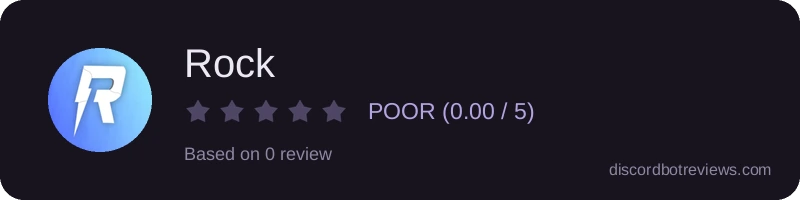 Rating widget preview for Rock