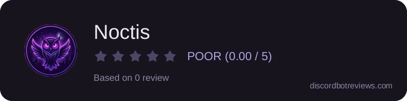 Rating widget preview for Noctis