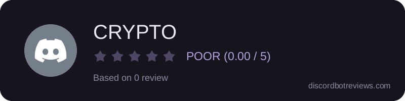 Rating widget preview for CRYPTO