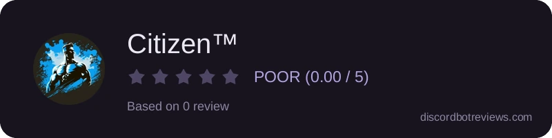 Rating widget preview for Citizen™