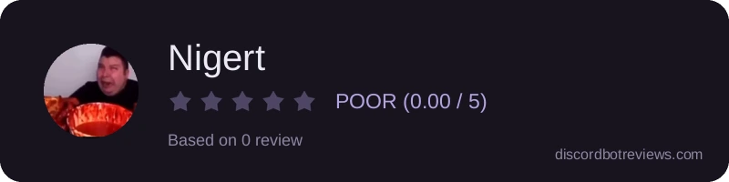 Rating widget preview for Nigert