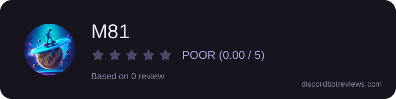 Rating widget preview for M81