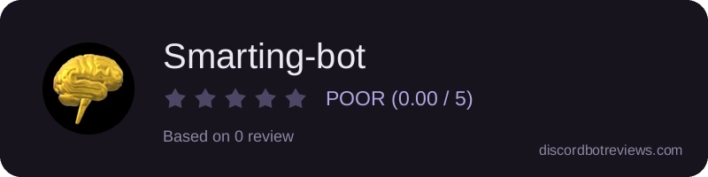 Rating widget preview for Smarting-bot