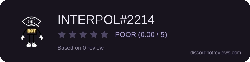 Rating widget preview for INTERPOL#2214