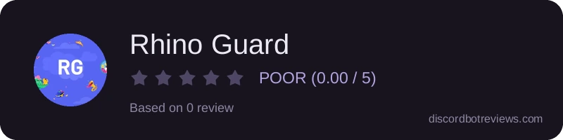 Rating widget preview for Rhino Guard