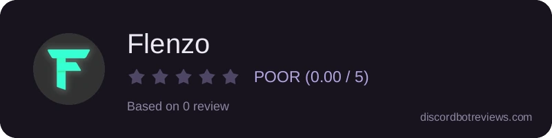 Rating widget preview for Flenzo