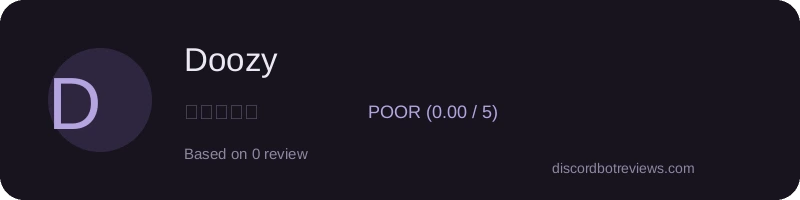 Rating banner for Doozy