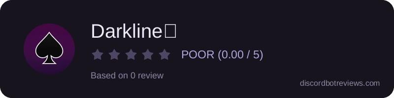 Rating widget preview for Darkline♤