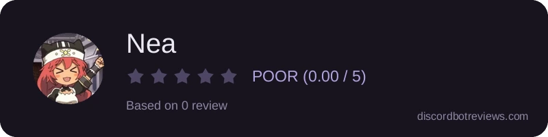 Rating widget preview for Nea