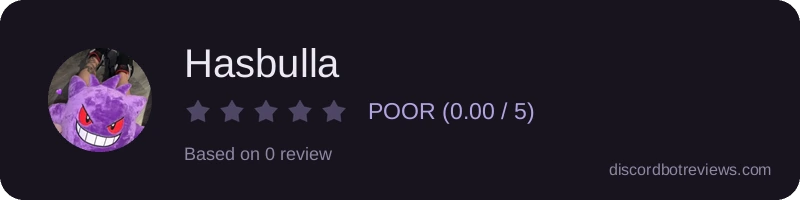 Rating widget preview for Hasbulla