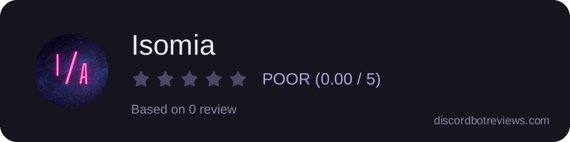 Rating widget preview for Isomia