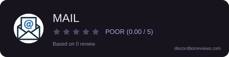 Rating banner for MAIL