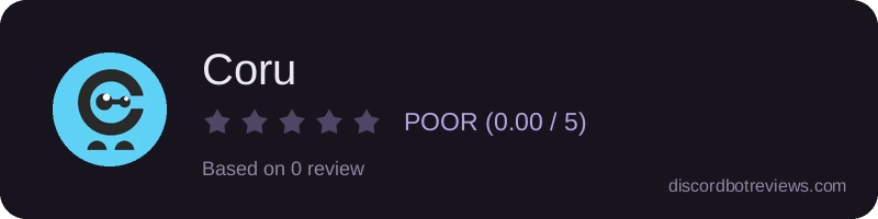 Rating widget preview for Coru