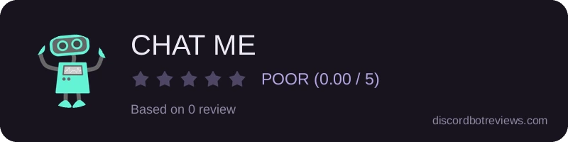 Rating widget preview for CHAT ME