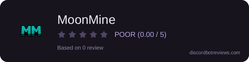 Rating widget preview for MoonMine