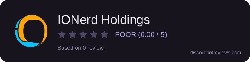 Rating widget preview for IONerd Holdings