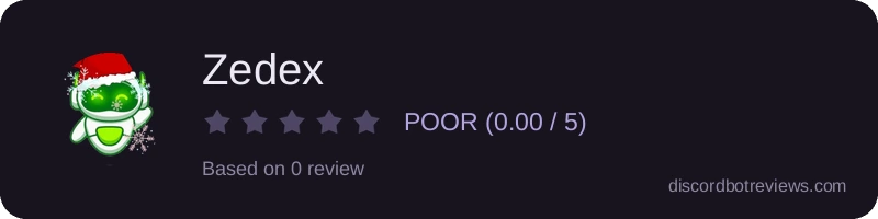 Rating banner for Zedex