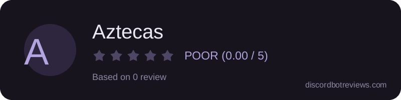 Rating banner for Aztecas