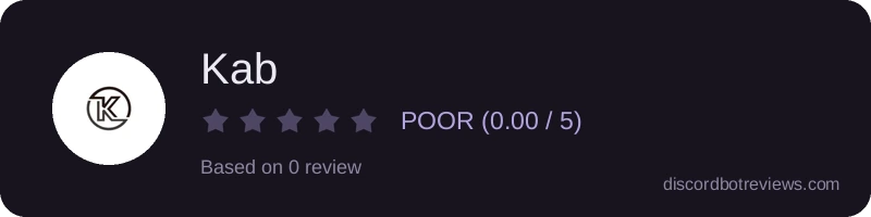 Rating widget preview for Kab