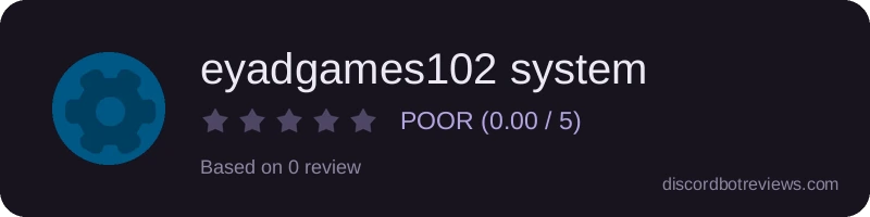 Rating widget preview for eyadgames102 system