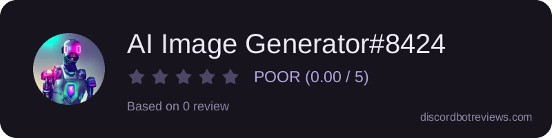 Rating widget preview for AI Image Generator#8424