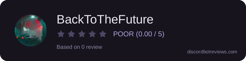 Rating widget preview for BackToTheFuture