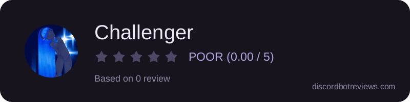 Rating widget preview for Challenger