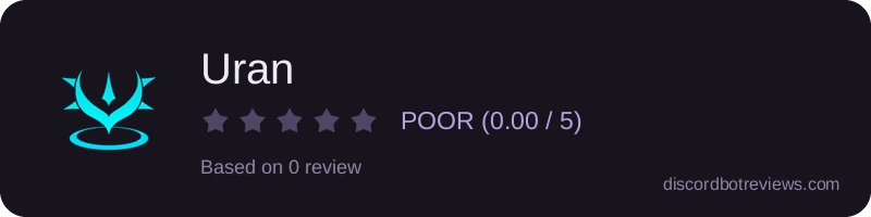 Rating widget preview for Uran