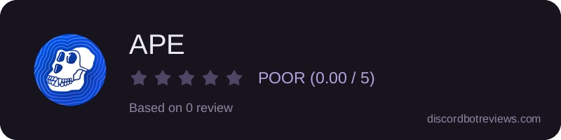 Rating widget preview for APE