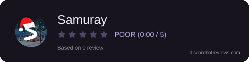 Rating widget preview for Samuray