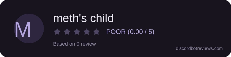 Rating widget preview for meth's child