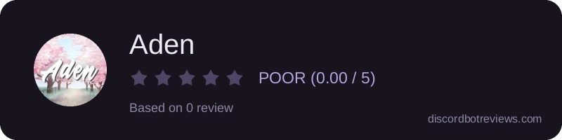 Rating banner for Aden
