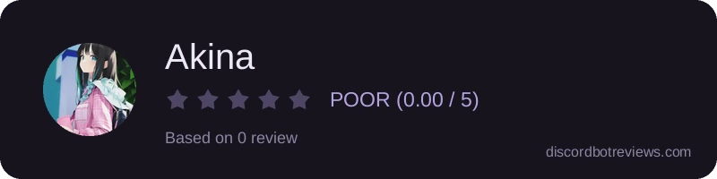 Rating widget preview for Akina