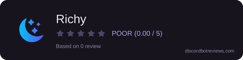 Rating widget preview for Richy