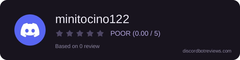 Rating widget preview for minitocino122