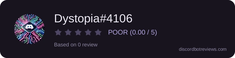 Rating widget preview for Dystopia#4106