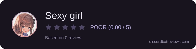 Rating widget preview for Sexy girl
