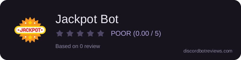 Rating widget preview for Jackpot Bot