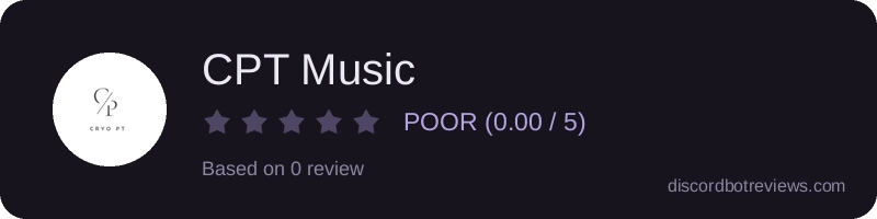 Rating widget preview for CPT Music