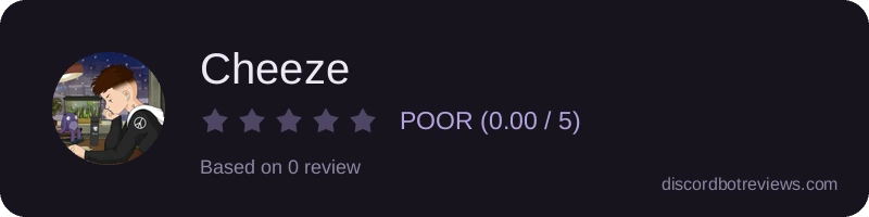 Rating widget preview for Cheeze