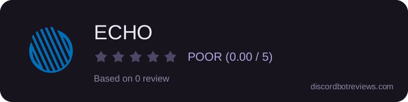 Rating widget preview for ECHO