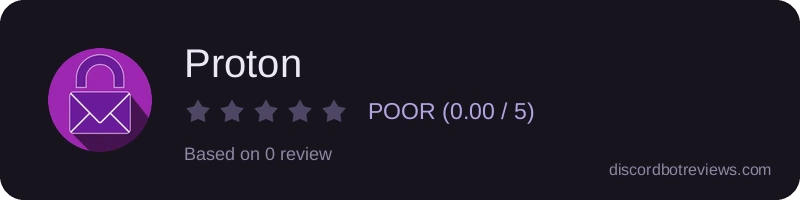 Rating widget preview for Proton