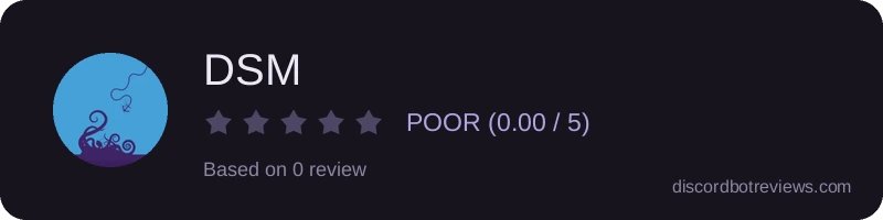 Rating widget preview for DSM