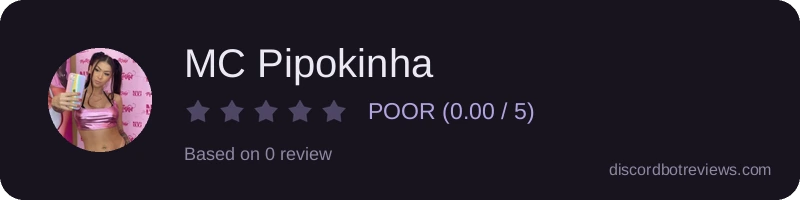 Rating widget preview for MC Pipokinha
